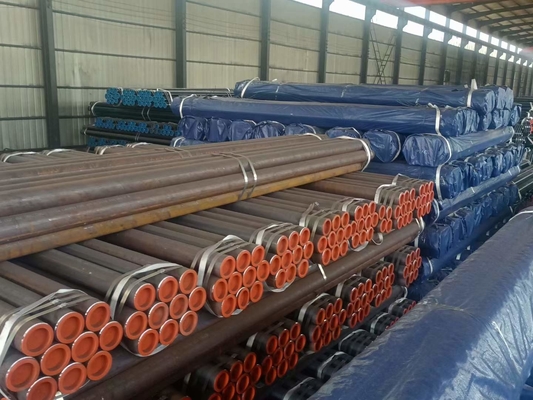 Oil Gas Pipeline ERW Carbon Steel Seamless Pipe BS1139 EN39 190 Steel Pipes